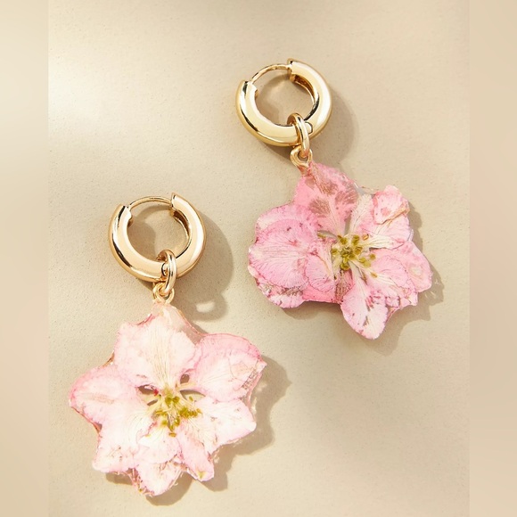 Anthropologie Jewelry - New Anthropologie Floral Drop Earrings